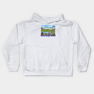 Kearsarage Lakes Trail, California Kids Hoodie